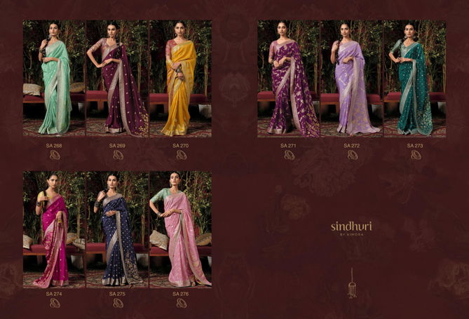 Anokhi By Kimora 268 To 276 Series Saree Wholesale Clothing Suppliers in India